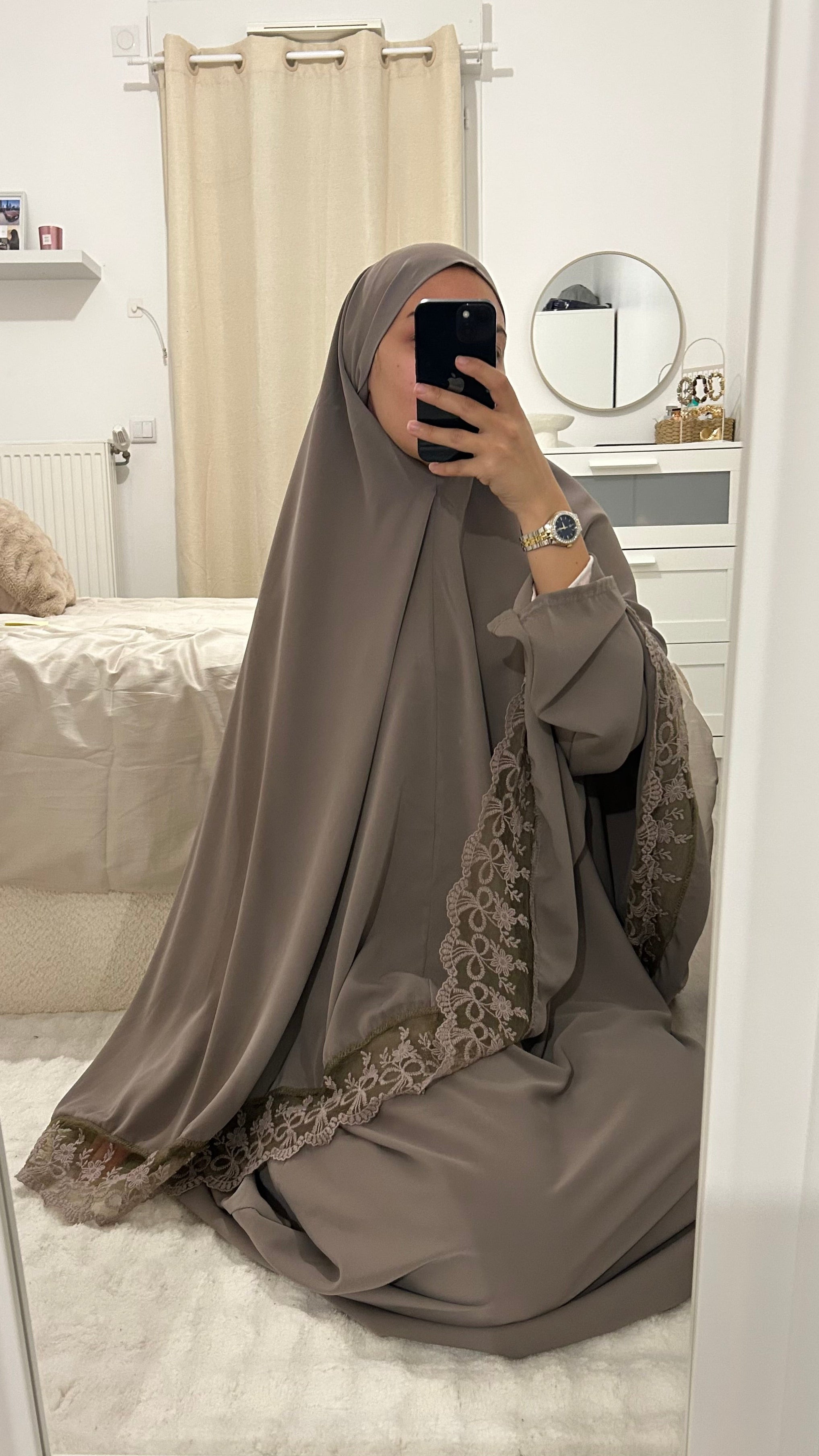 KHIMAR DENTELLE